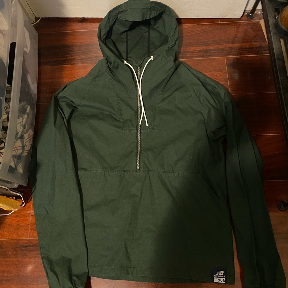 Retro vintage New Balance quarter zip up windbreaker jacket size large